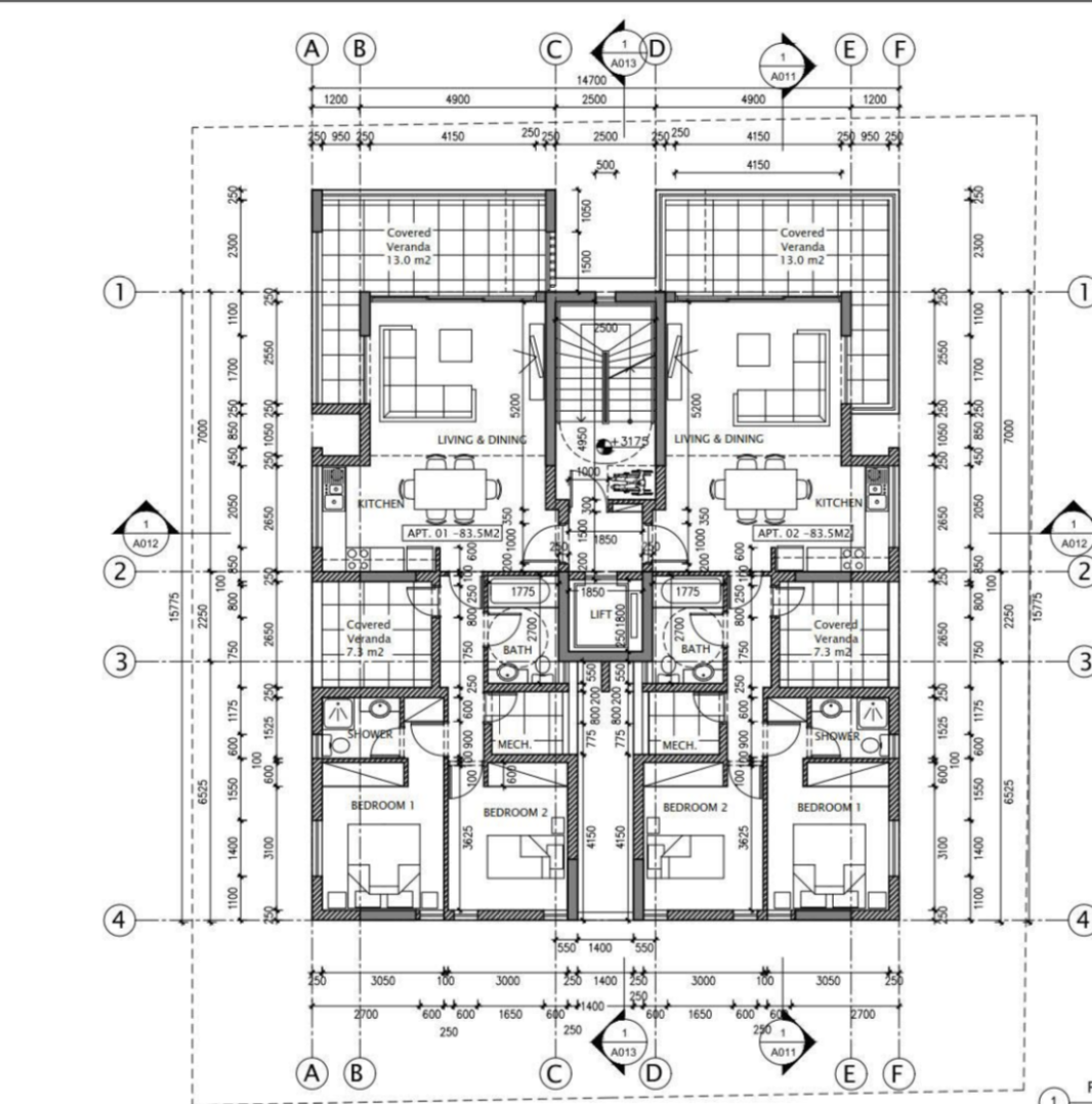 Apartamento en la playa de Finikoudes, Chipre, 103 m² - imagen 3