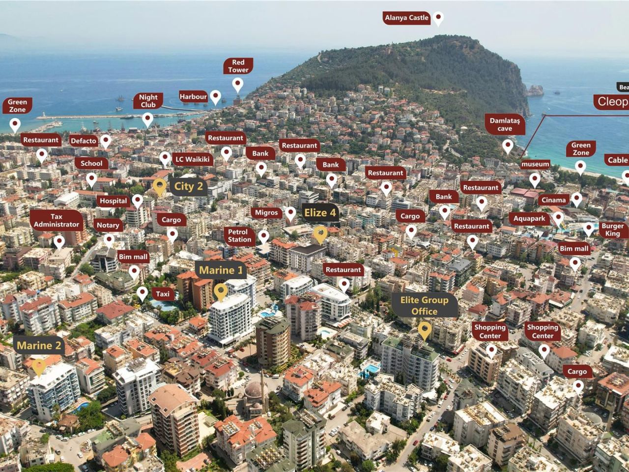 Apartment in Alanya, Turkey, 50 m² - picture 2