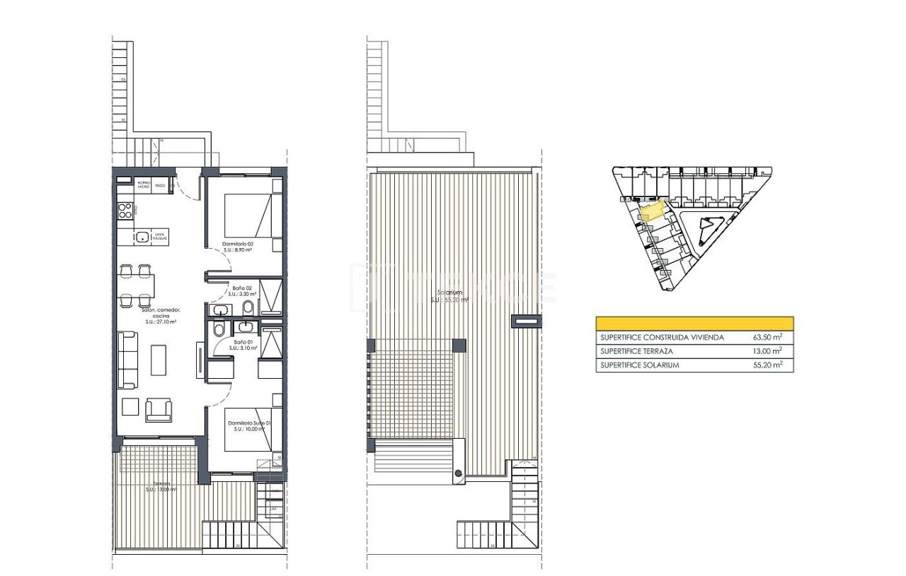 Ático en San Fulgencio, España, 131 m² - imagen 14