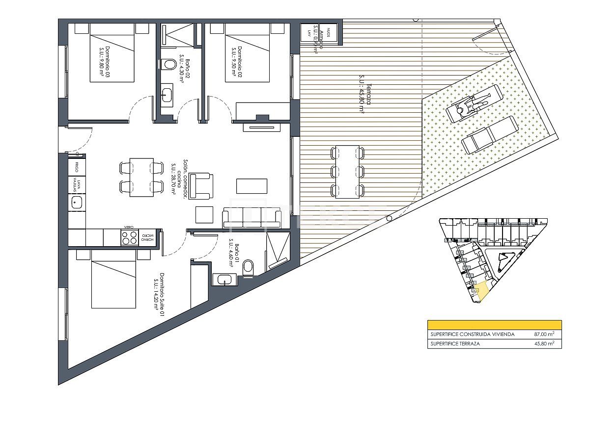 Ático en San Fulgencio, España, 131 m² - imagen 15