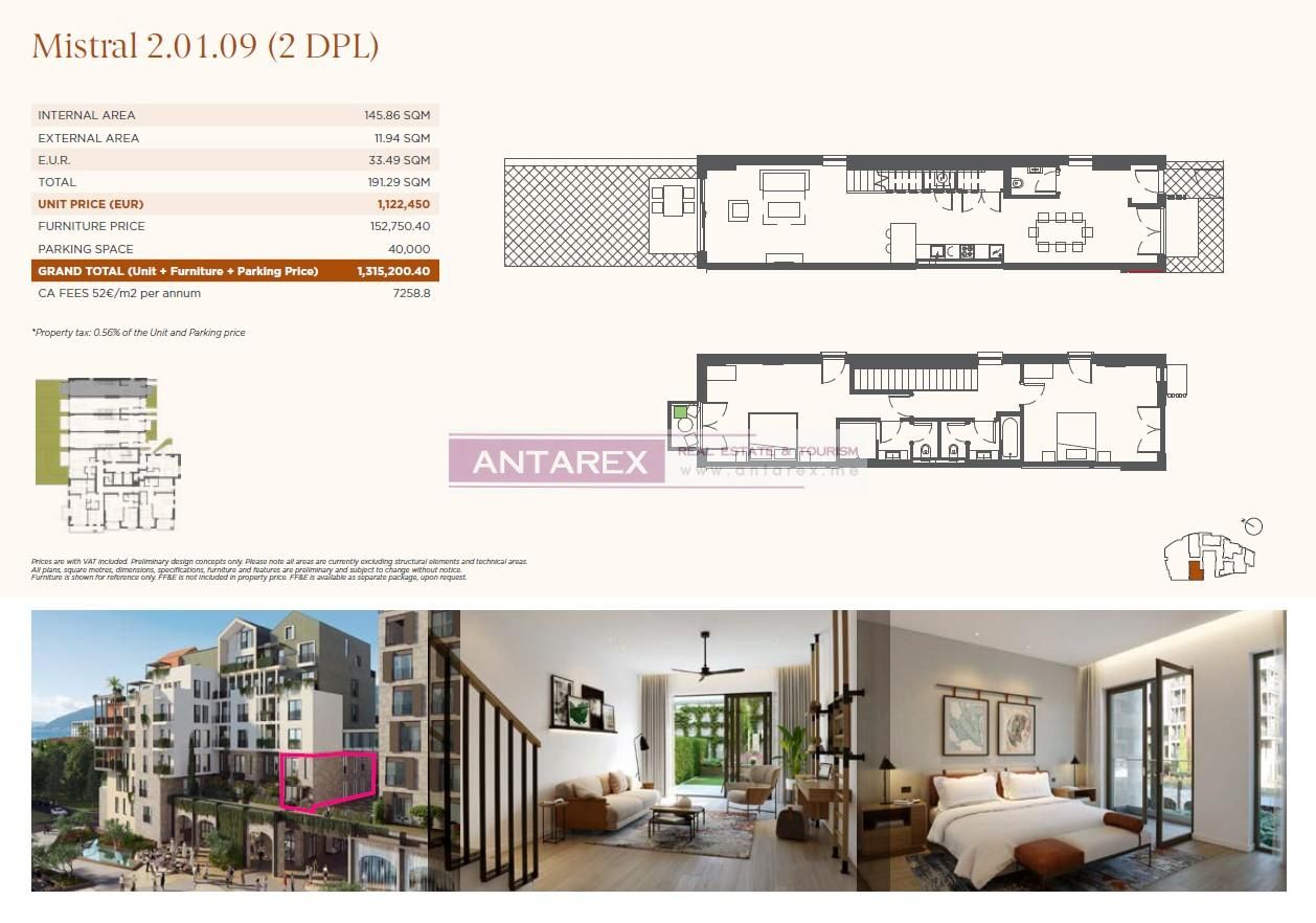 Appartement à Tivat, Monténégro, 49.8 m² - image 13