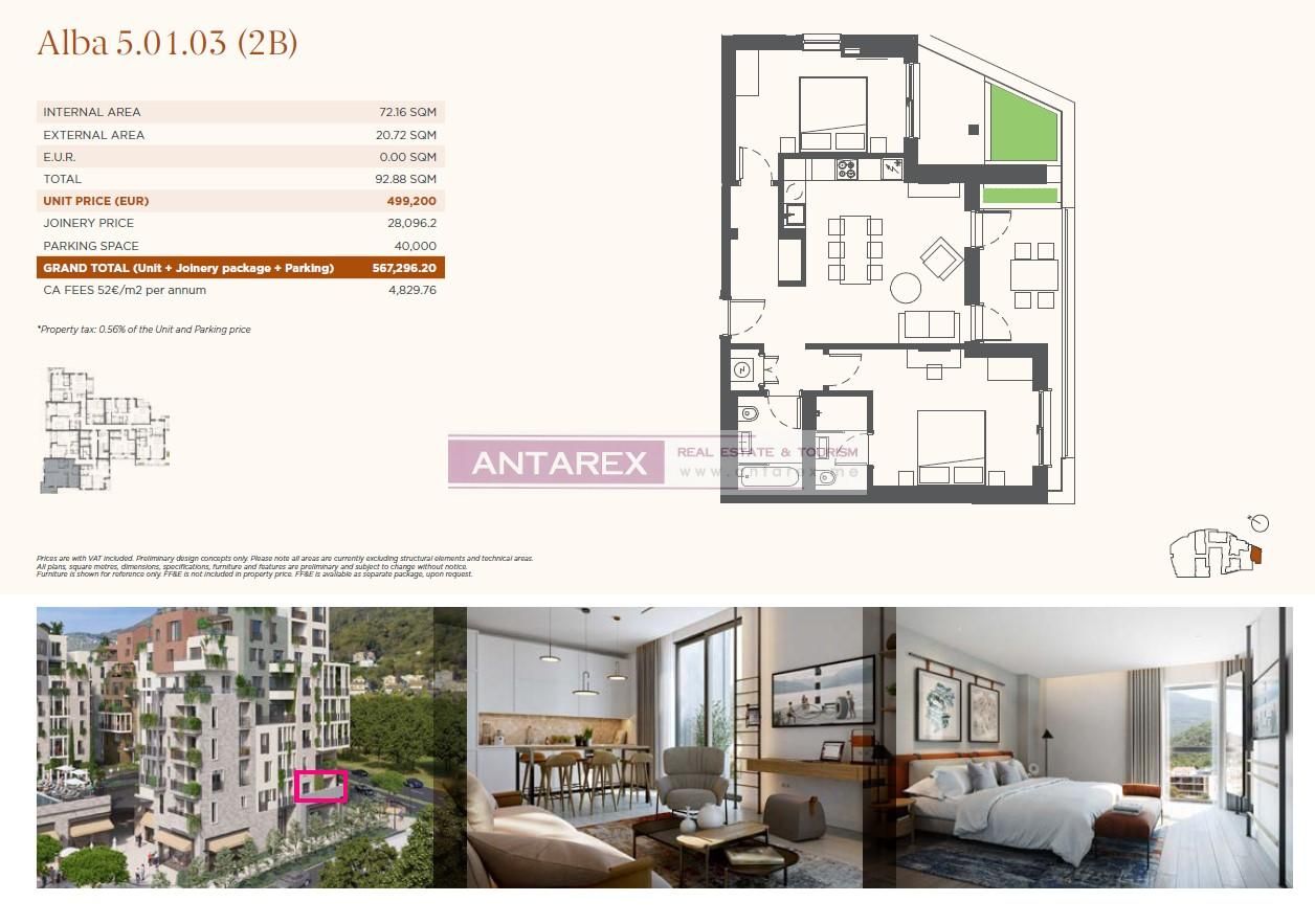 Appartement à Tivat, Monténégro, 49.8 m² - image 18