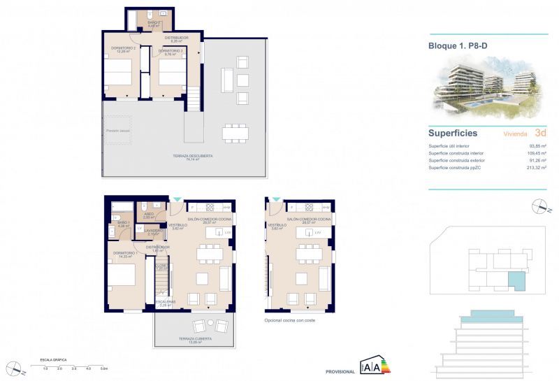 Attico a Benidorm, Spagna, 213 m² - foto 9