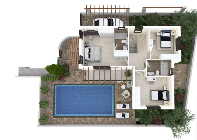 Haus in Kissonerga, Zypern, 216 m² - Foto 1