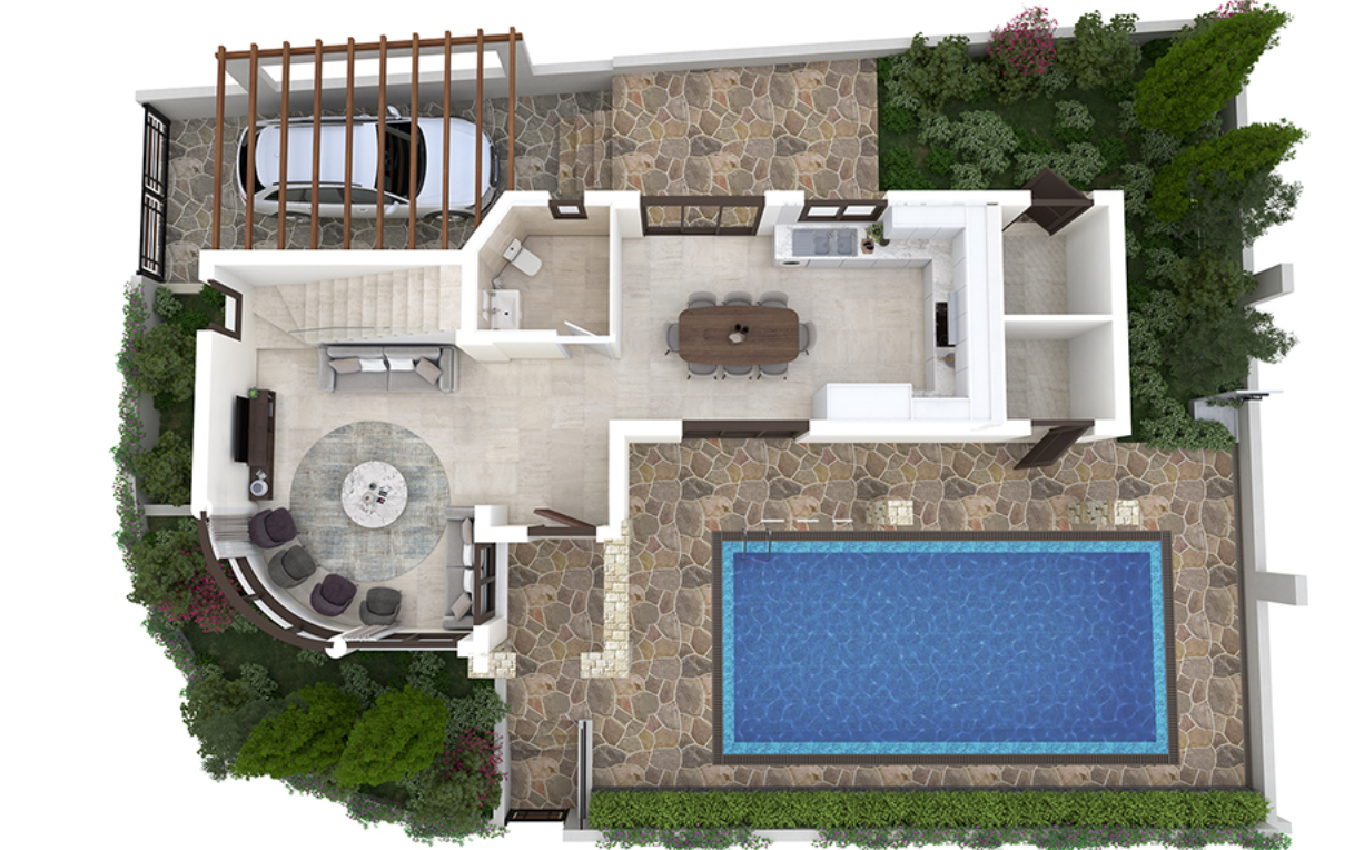 Maison à Kissonerga, Chypre, 221 m² - image 1