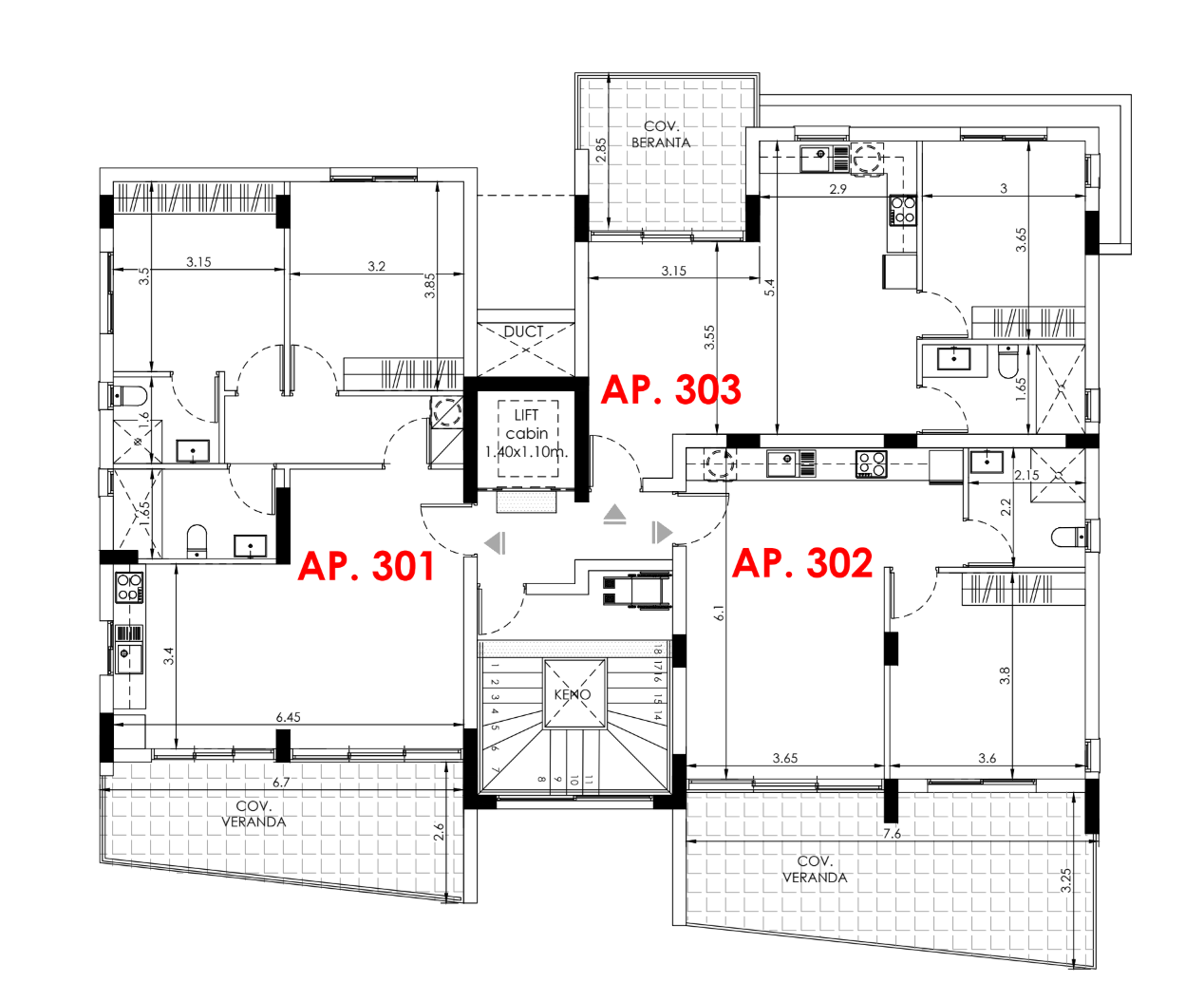 Apartment in Nikosia, Zypern, 94 m² - Foto 1