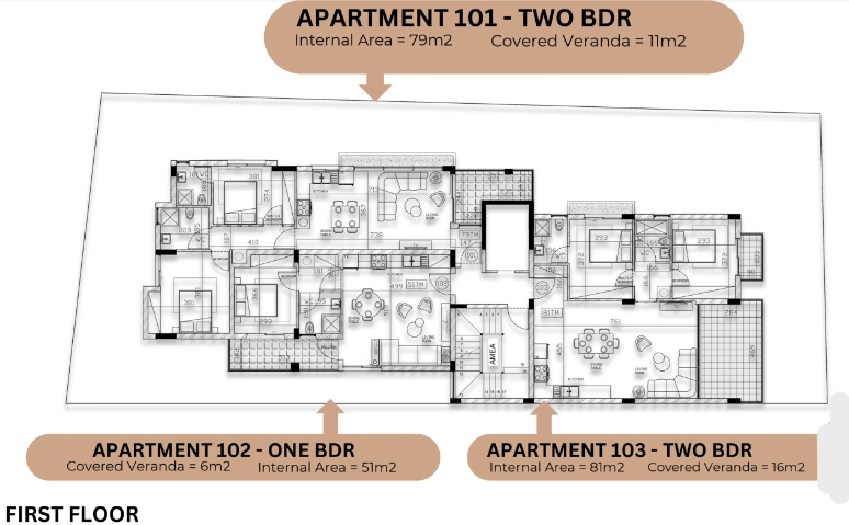 Apartment in Limassol, Cyprus, 120 m² - picture 1