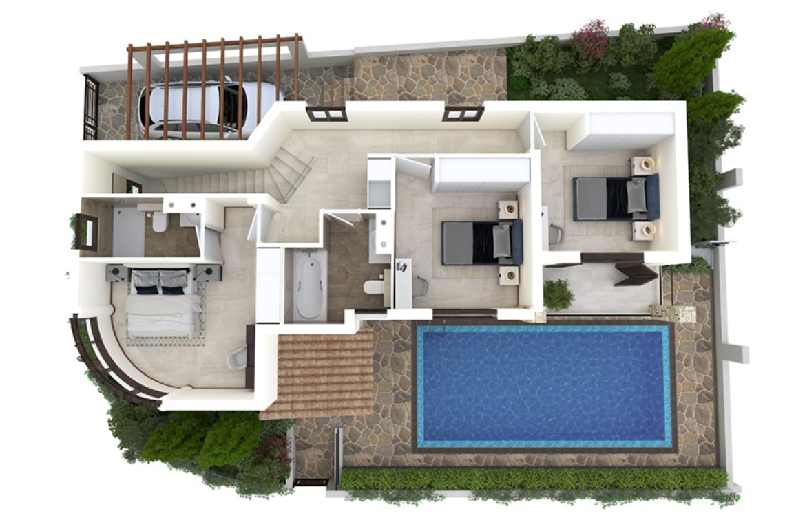 Maison à Kissonerga, Chypre, 221 m² - image 2