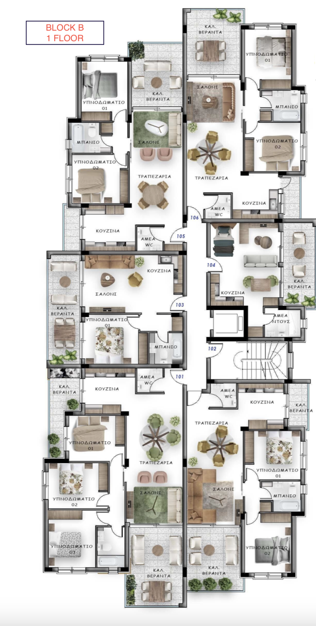 Apartment in Kato Polemidia, Cyprus, 50 m² - picture 1