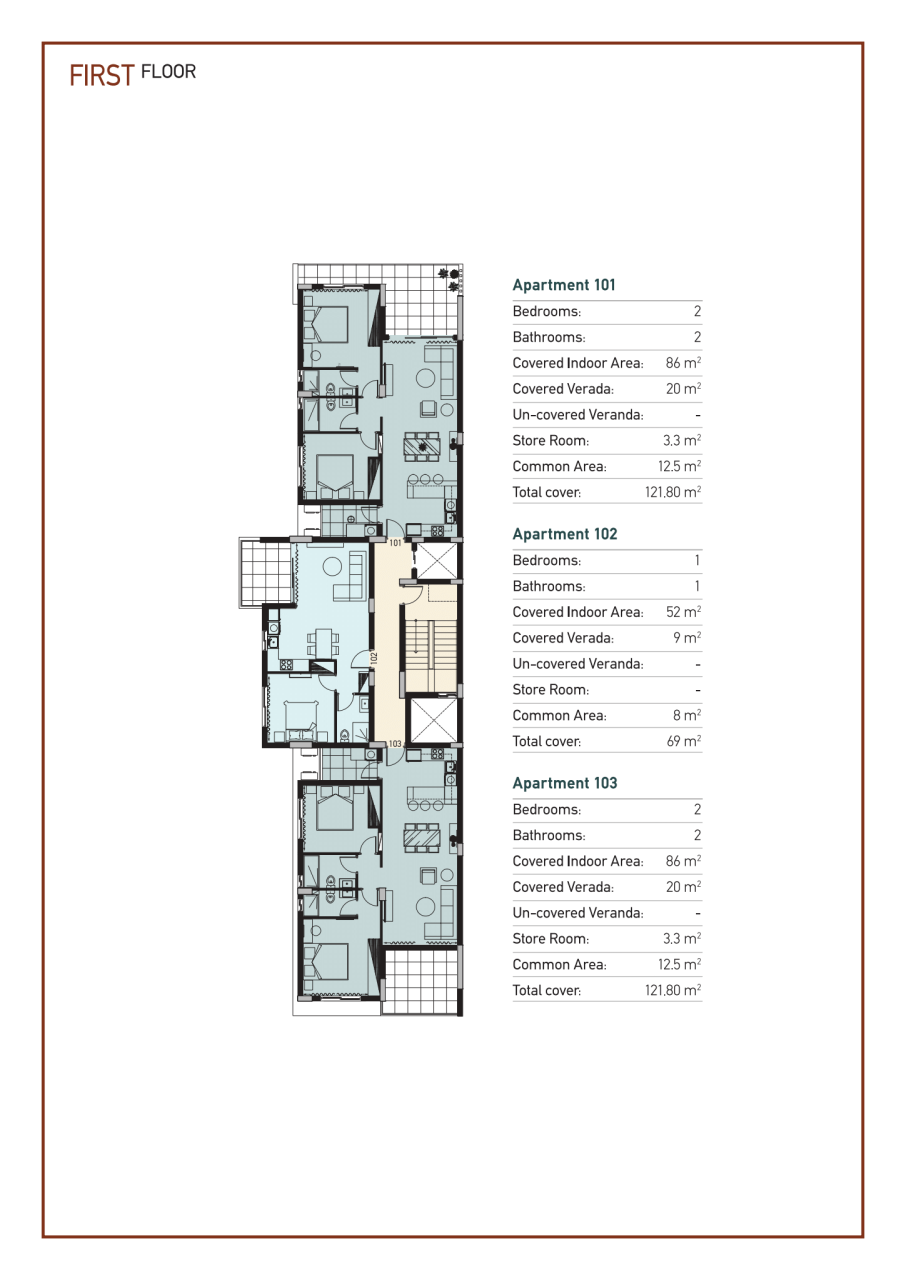 Appartamenti a Agios Ioannis, Cipro, 109 m² - foto 1