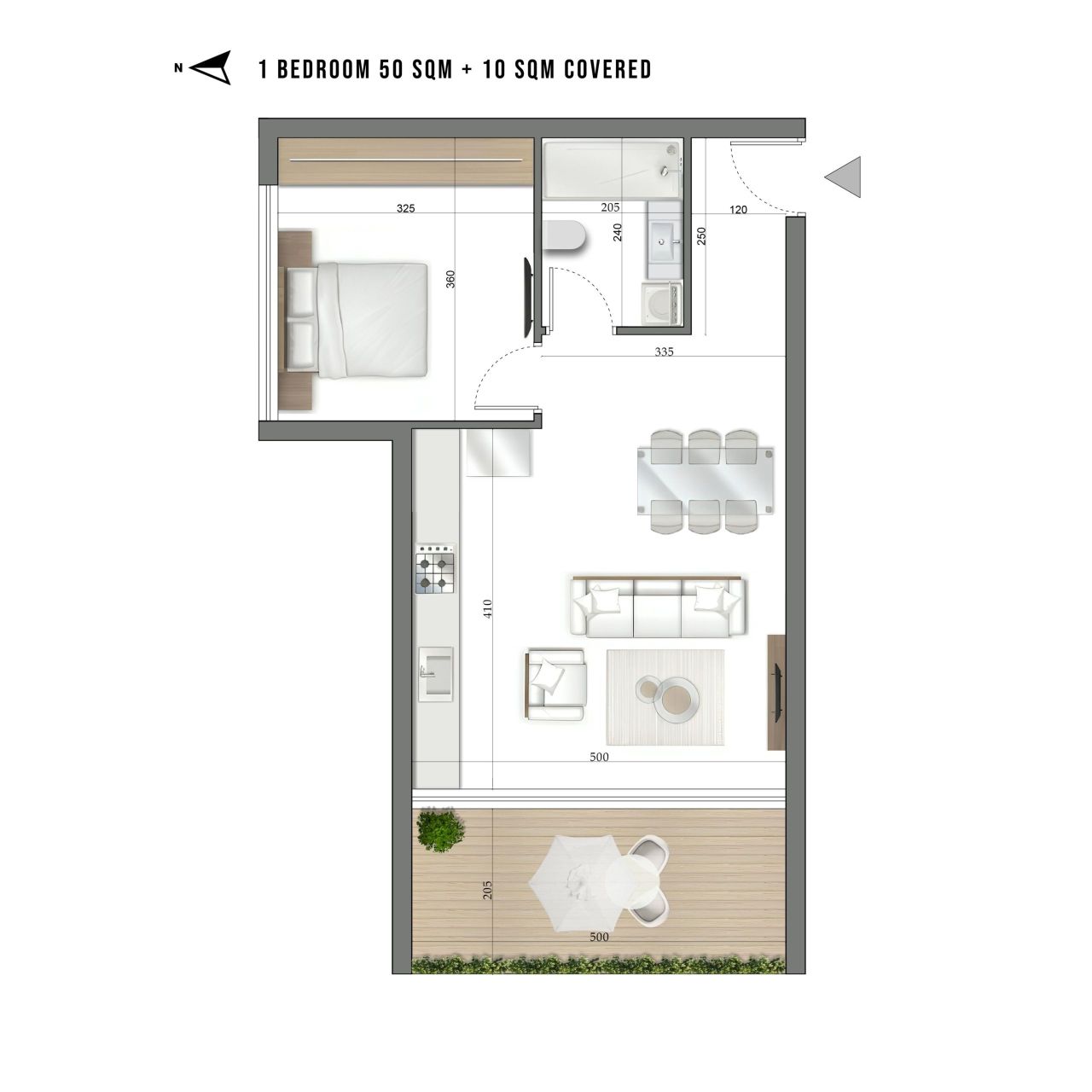 Apartamento en Limasol, Chipre, 50 m² - imagen 2