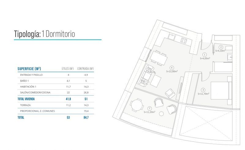 Apartment in Benidorm, Spain, 85 m² - picture 7