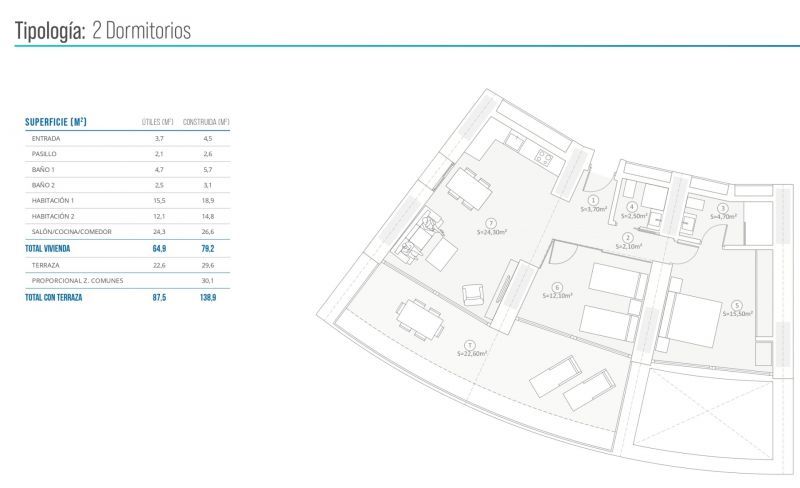 Apartment in Benidorm, Spanien, 139 m² - Foto 7