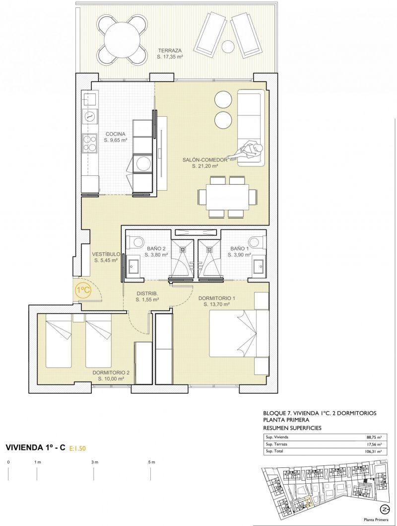 Appartamenti a Benidorm, Spagna, 106 m² - foto 7