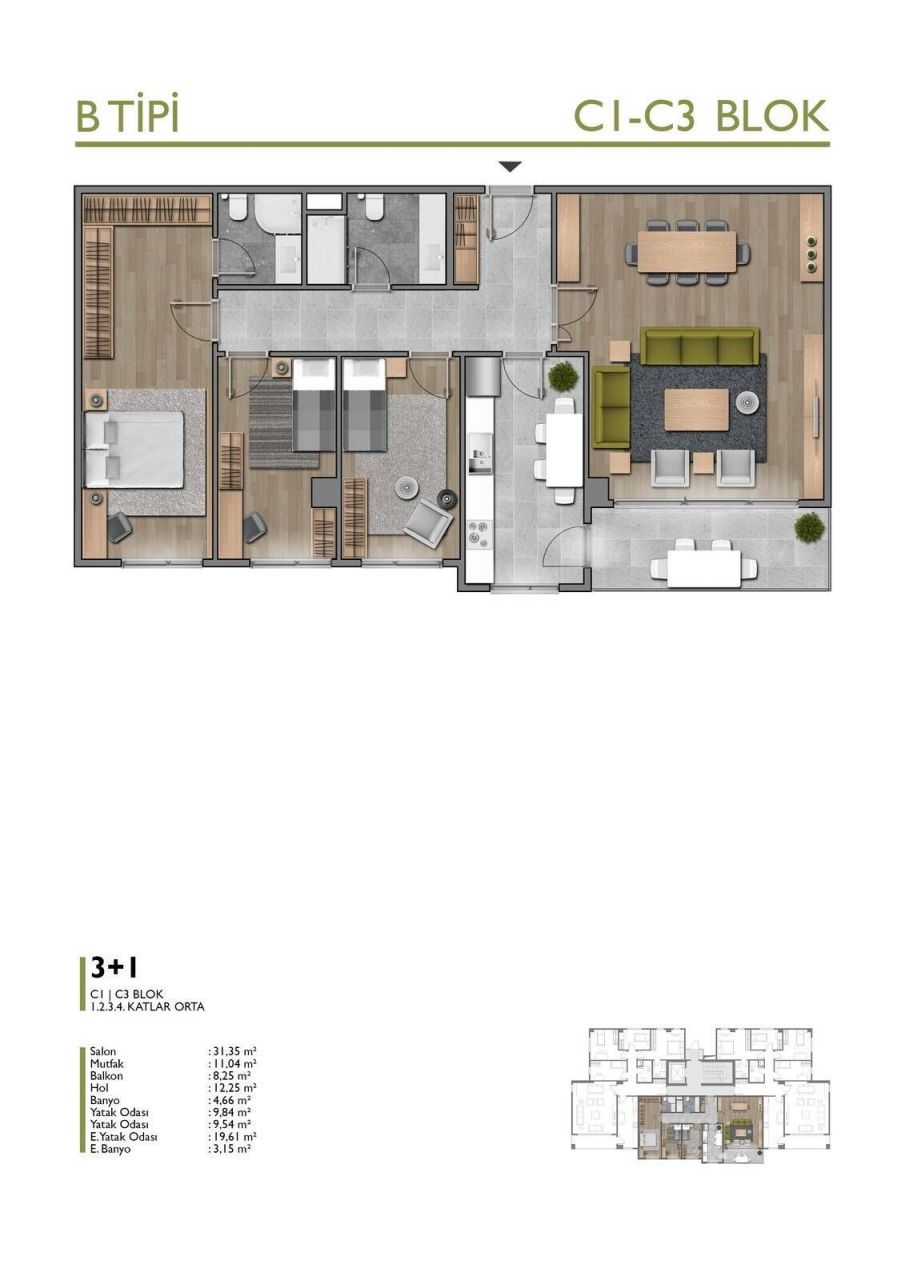 Appartement à Başakşehir, Turquie, 192 m² - image 7