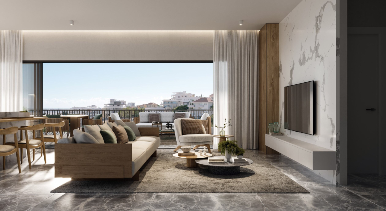 Apartment in Mesa Geitonia, Cyprus, 123 m² - picture 1