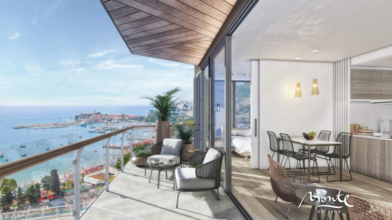 Piso en Budva, Montenegro, 64 m² - imagen 1