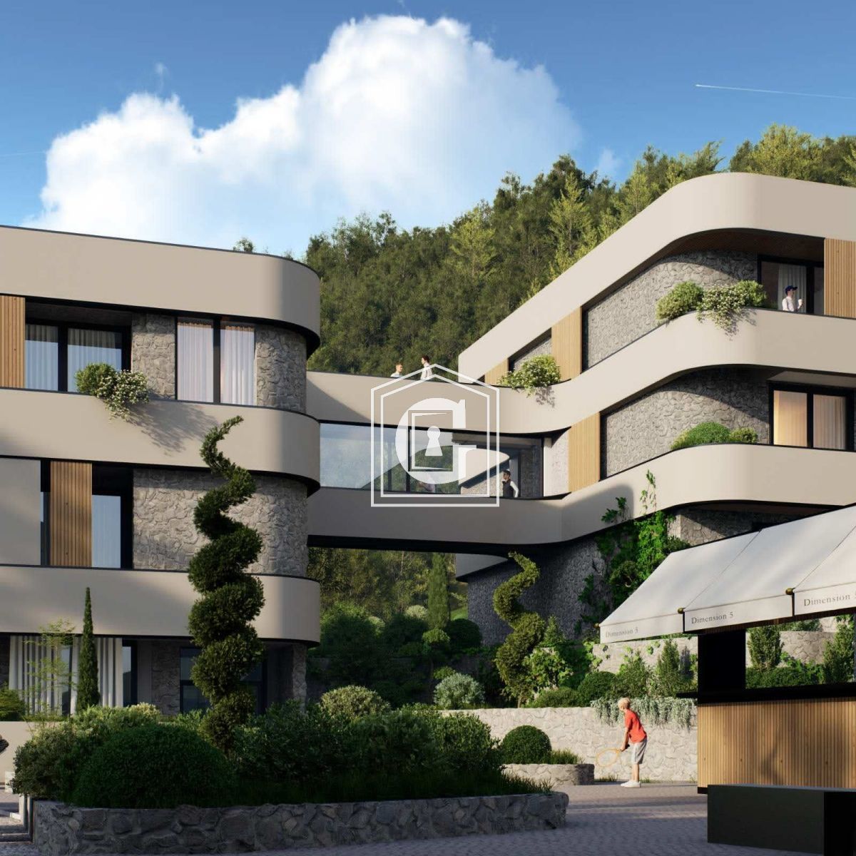 Apartment in Lastva, Montenegro, 33 m² - Foto 1
