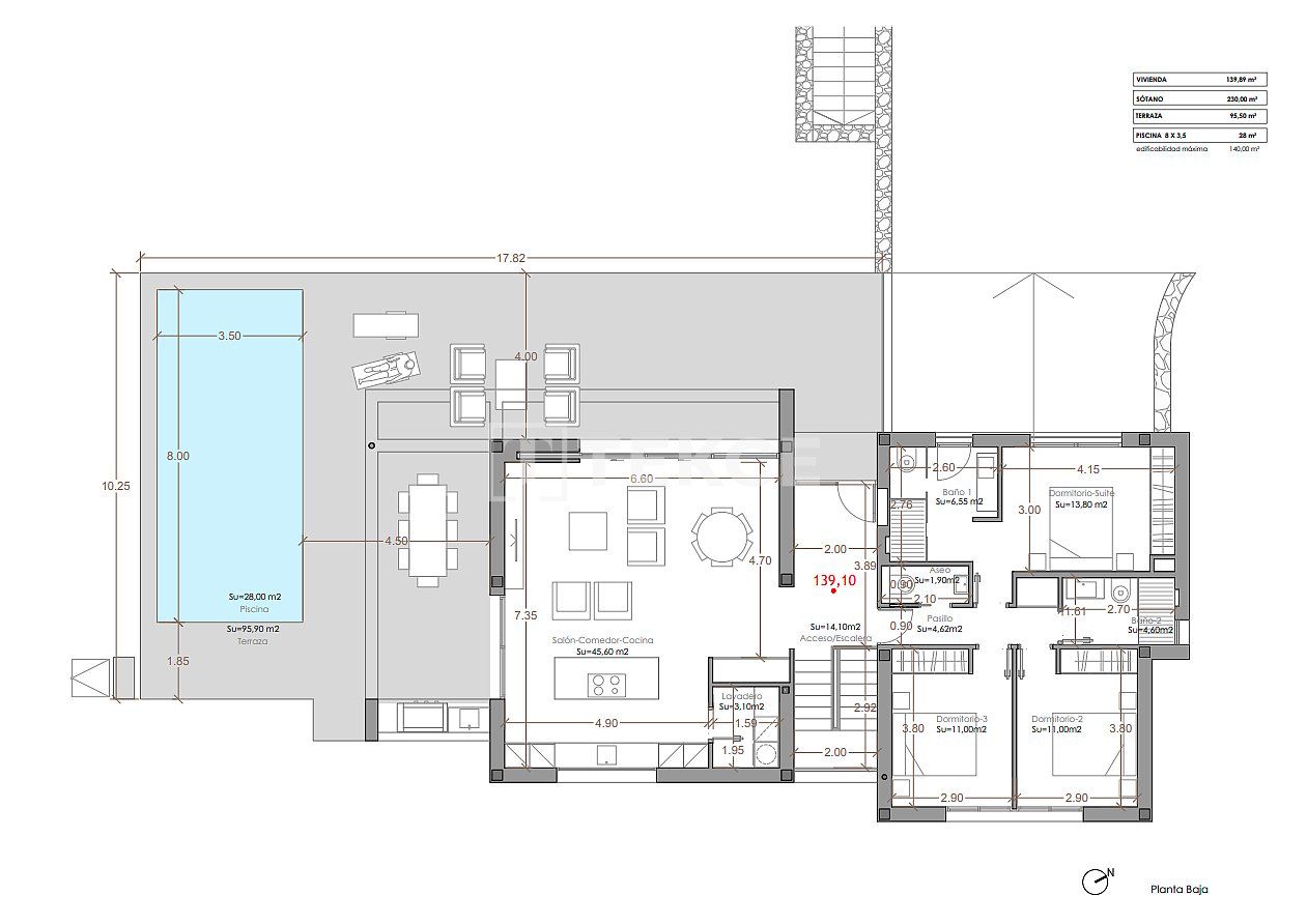 Villa a San Miguel de Salinas, Spagna, 140 m² - foto 13