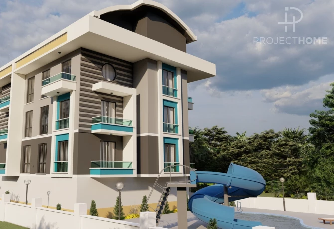 Wohnung in Alanya, Türkei, 41 m² - Foto 1
