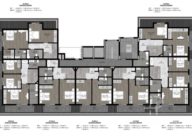 Piso en Avsallar, Turquia, 126 m² - imagen 8