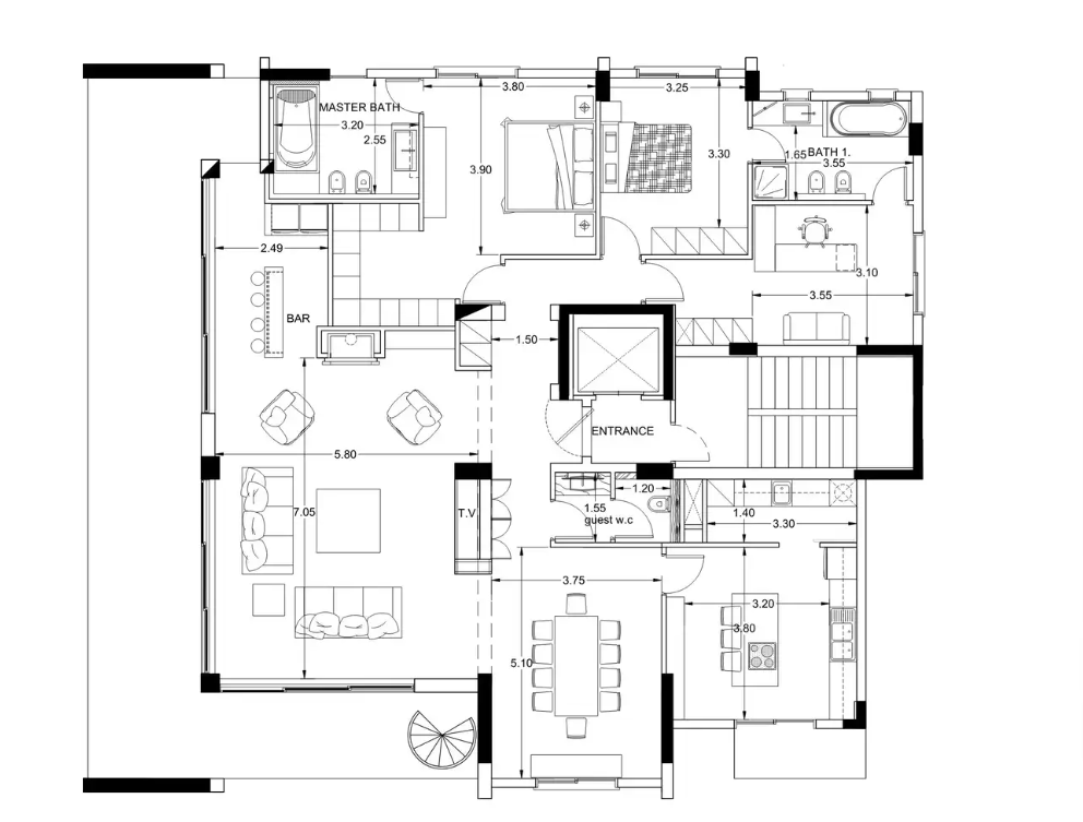 Apartment in Limassol, Cyprus, 260 m² - picture 3