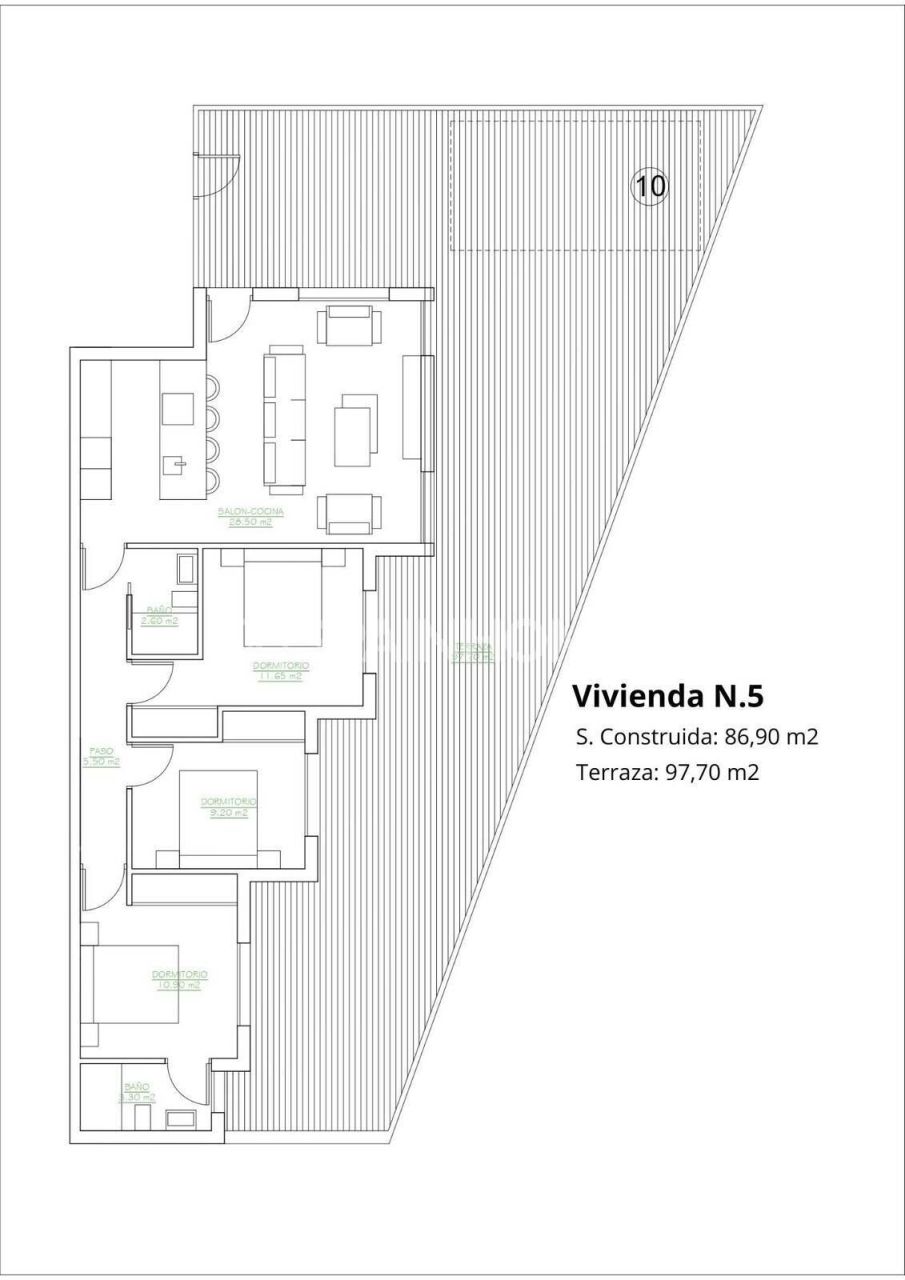 Apartment in San Pedro del Pinatar, Spanien, 96 m² - Foto 7