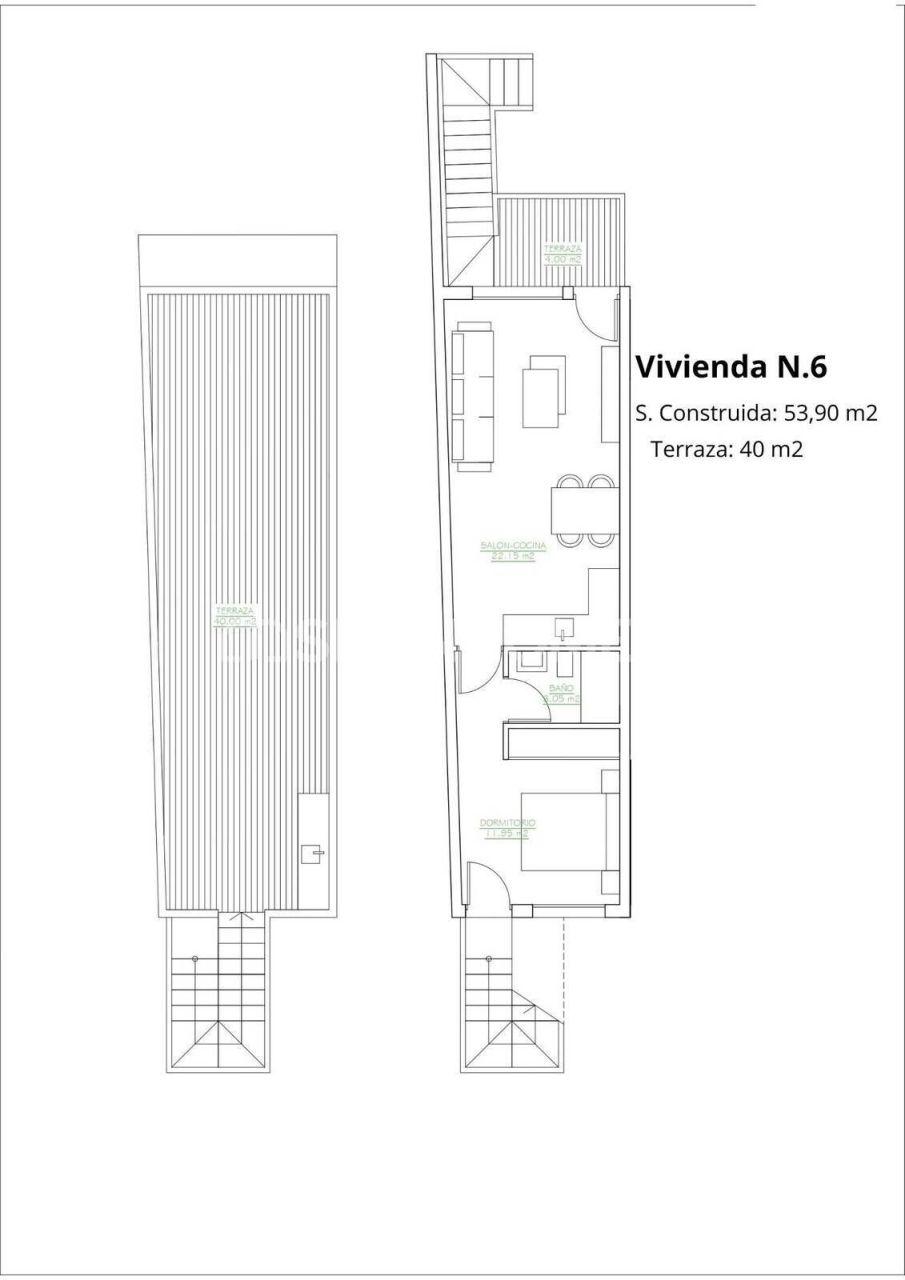 Penthouse in San Pedro del Pinatar, Spanien, 96 m² - Foto 8