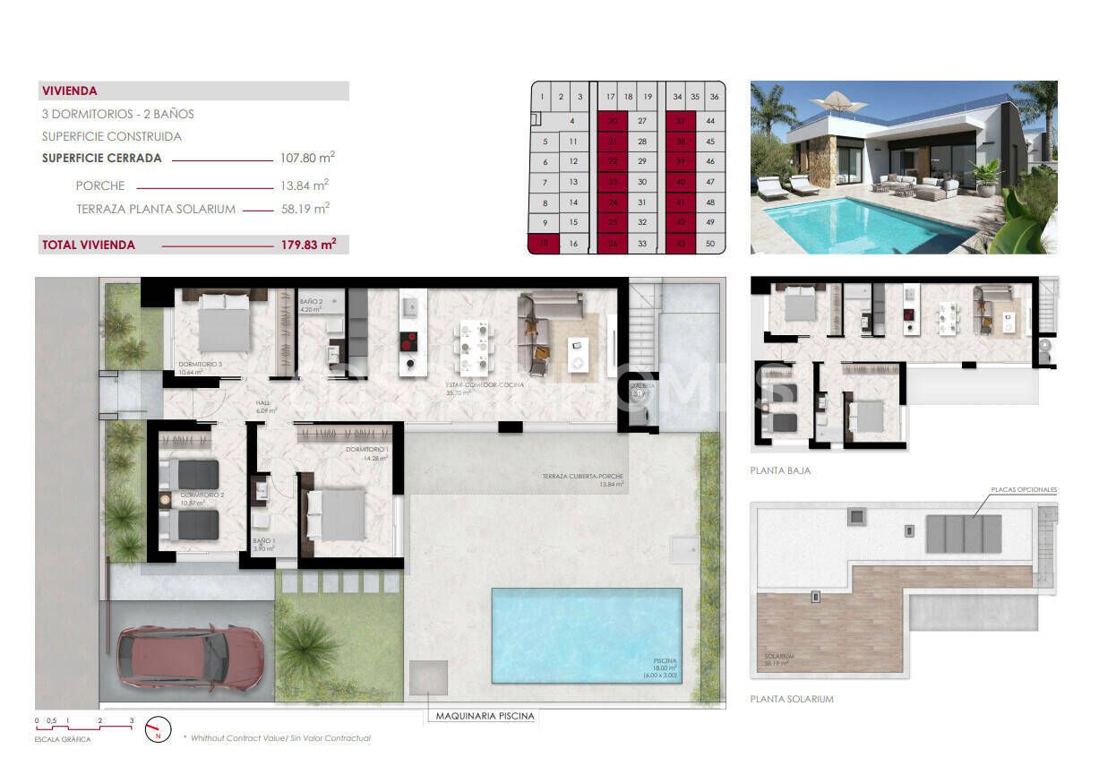 Villa a Rojales, Spagna, 107 m² - foto 12