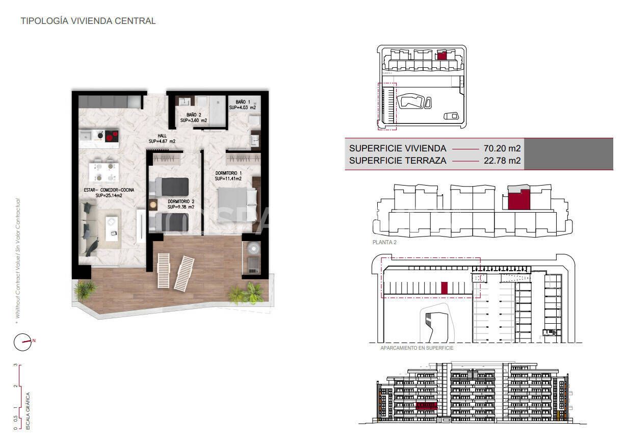 Appartamenti a San Miguel de Salinas, Spagna, 70 m² - foto 12