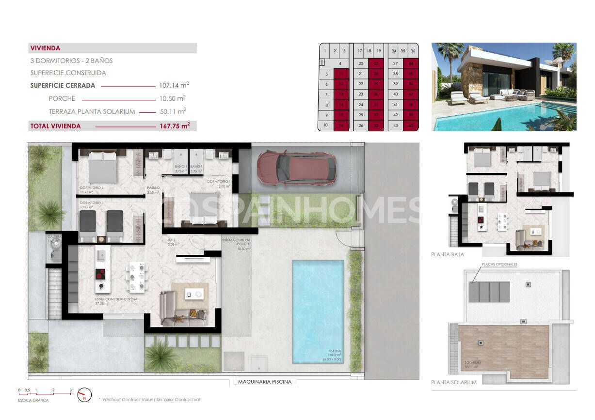 Villa a Rojales, Spagna, 107 m² - foto 13