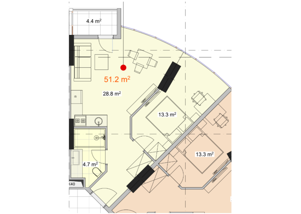 Apartment in Batumi, Georgien, 57 m² - Foto 17