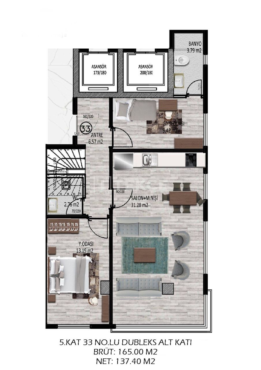 Appartement à Istanbul, Turquie, 50 m² - image 16