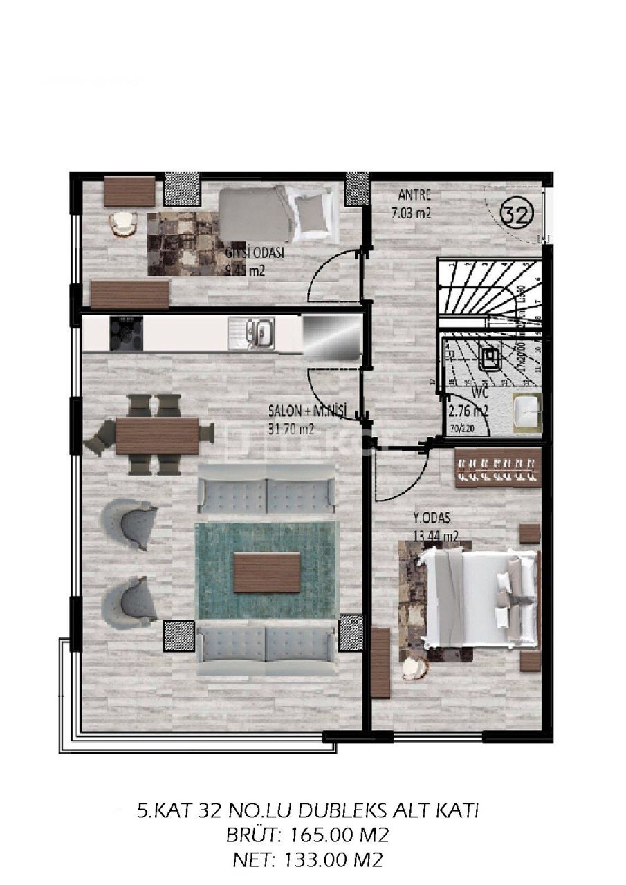 Appartement à Istanbul, Turquie, 50 m² - image 17