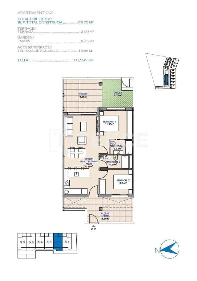 Apartment in Los Alcázares, Spanien, 68 m² - Foto 18