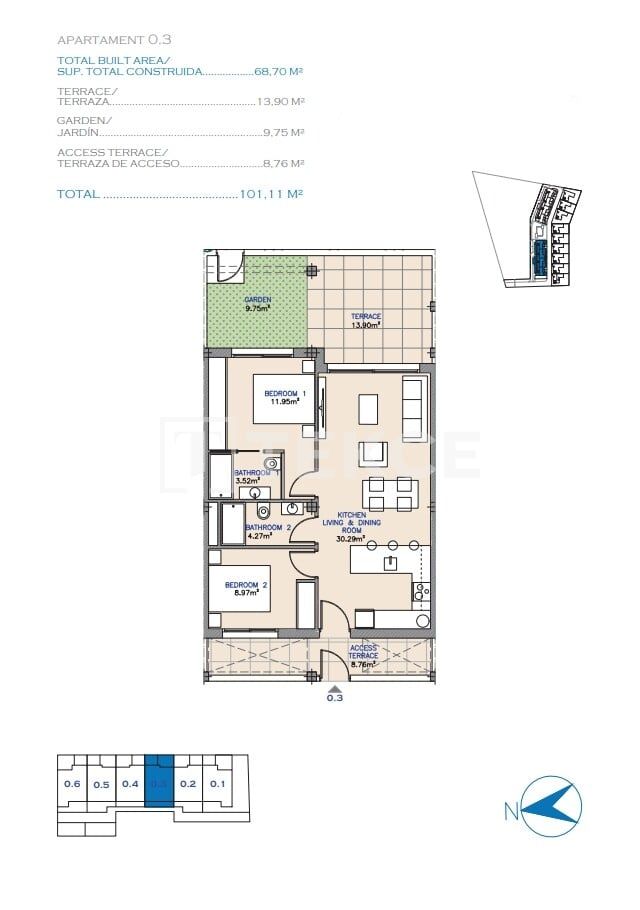 Apartment in Los Alcázares, Spanien, 68 m² - Foto 19