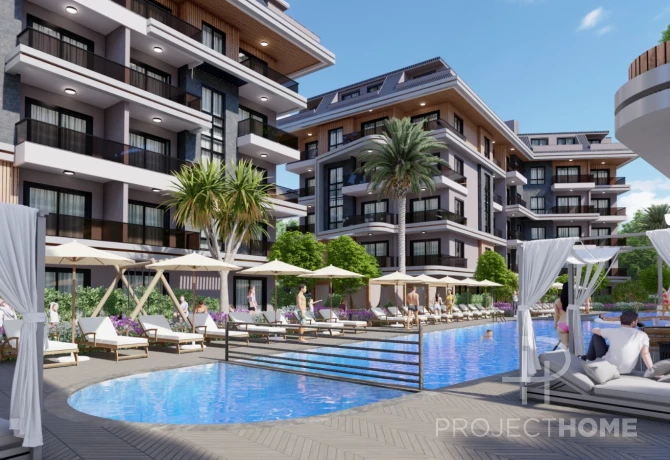 Wohnung in Alanya, Türkei, 74 m² - Foto 1