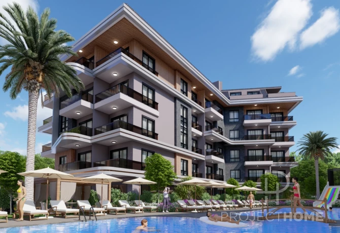 Flat in Alanya, Turkey, 49 m² - picture 1