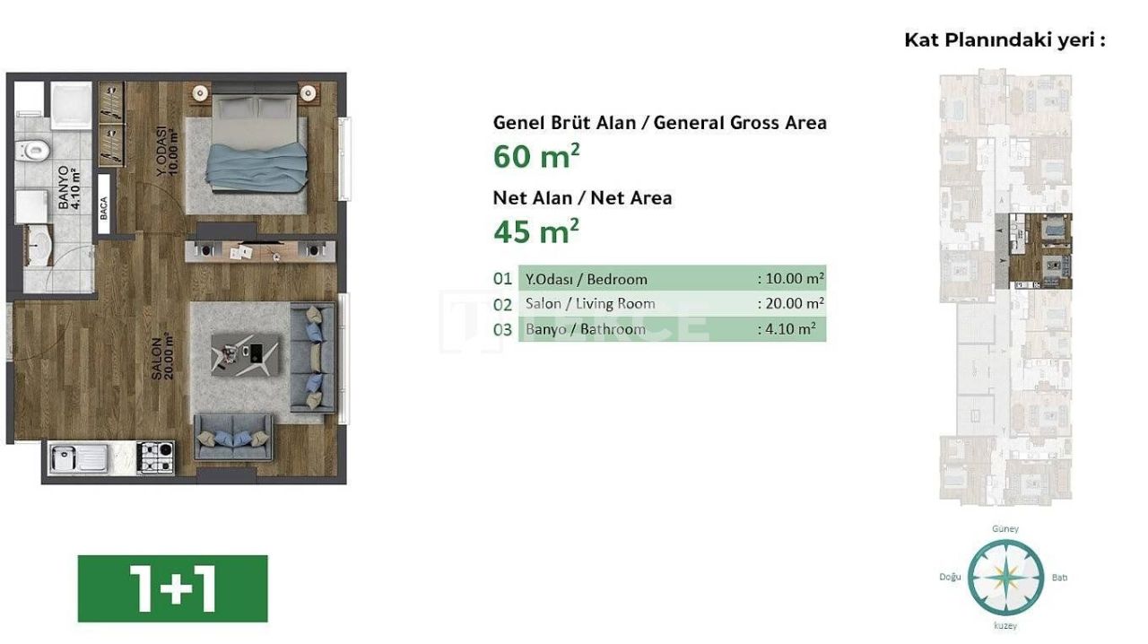 Apartment in Istanbul, Turkey, 97 m² - picture 16