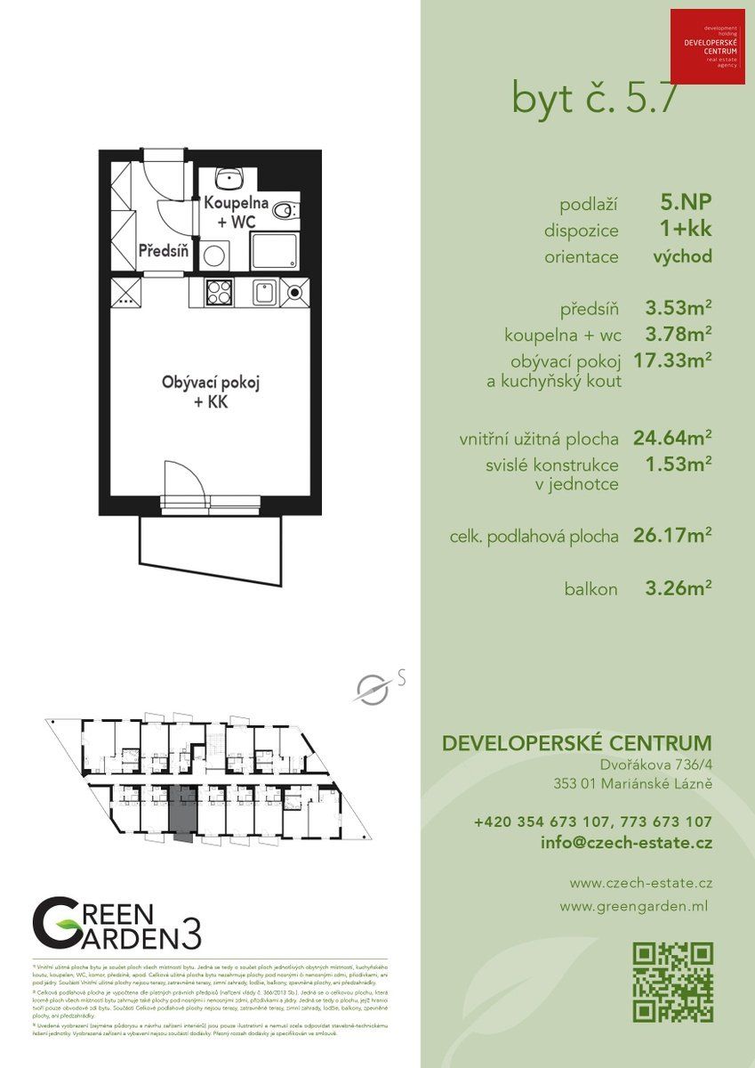 Piso en Marianske Lazne, República Checa, 26 m² - imagen 3