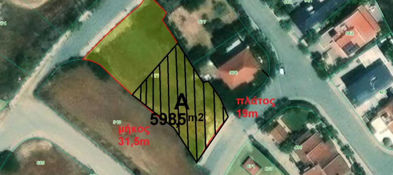 Land in Nicosia, Cyprus, 598 m² - picture 2