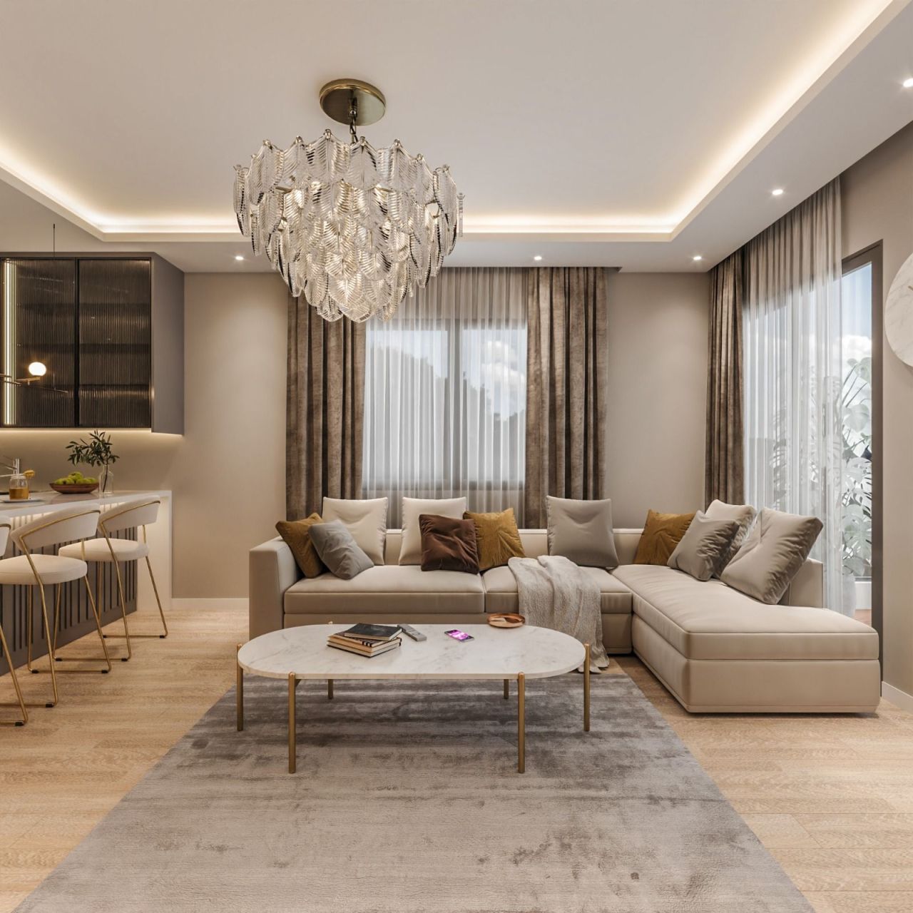 Piso en Mersin, Turquia, 55 m² - imagen 1