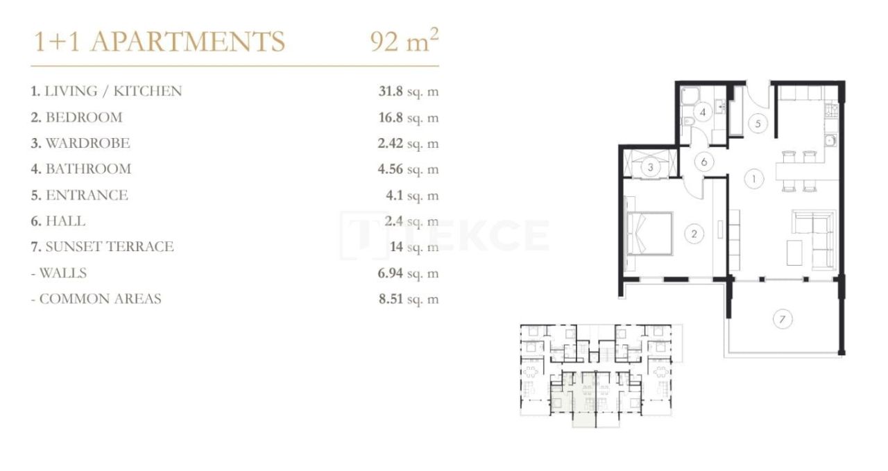 Appartement à Alanya, Turquie, 95 m² - image 17