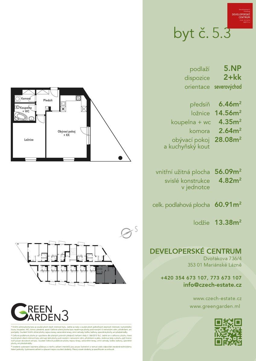 Wohnung in Marienbad, Tschechien, 61 m² - Foto 3