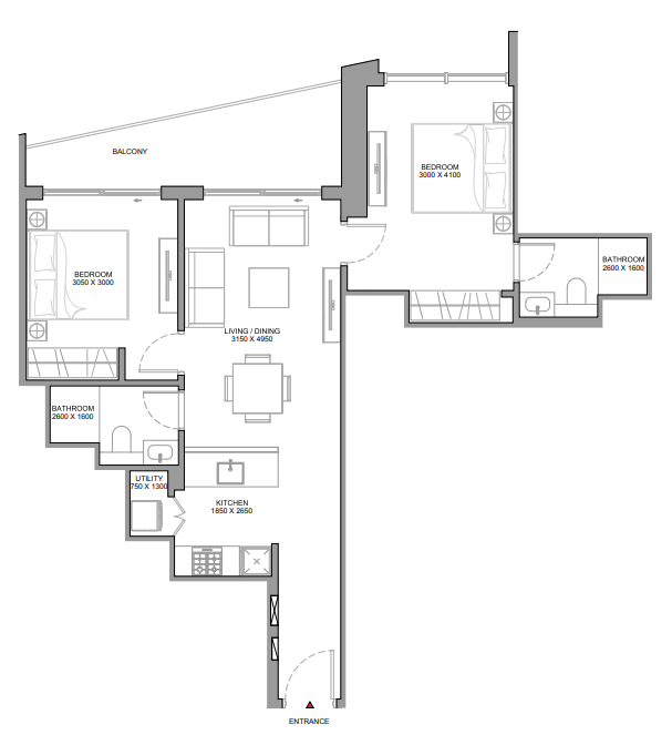 Piso en Dubái, EAU, 87 m² - imagen 14