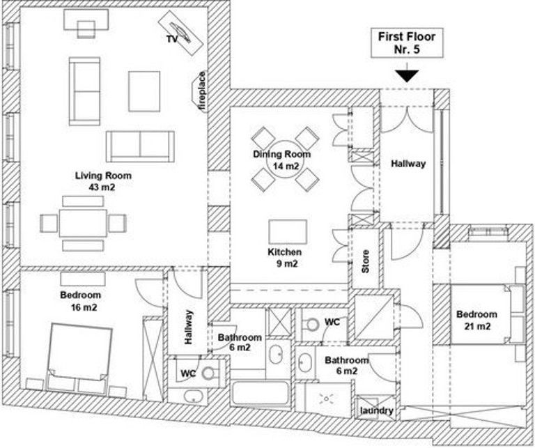 Apartment in Budapest, Hungary, 120 m² - picture 3