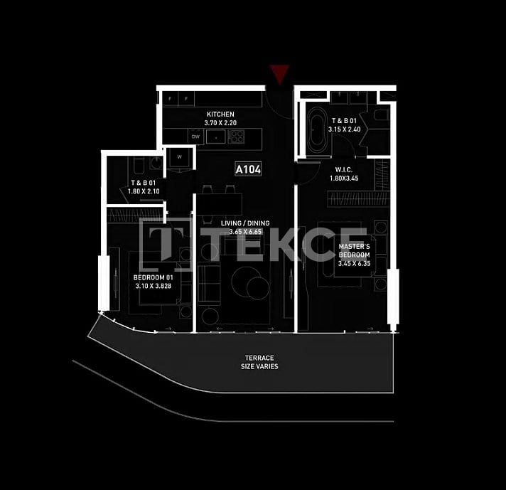 Appartamenti Al Seef, EAU, 152 m² - foto 12