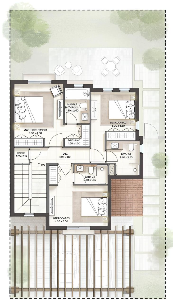 Maison à Abou Dabi, EAU, 171 m² - image 7