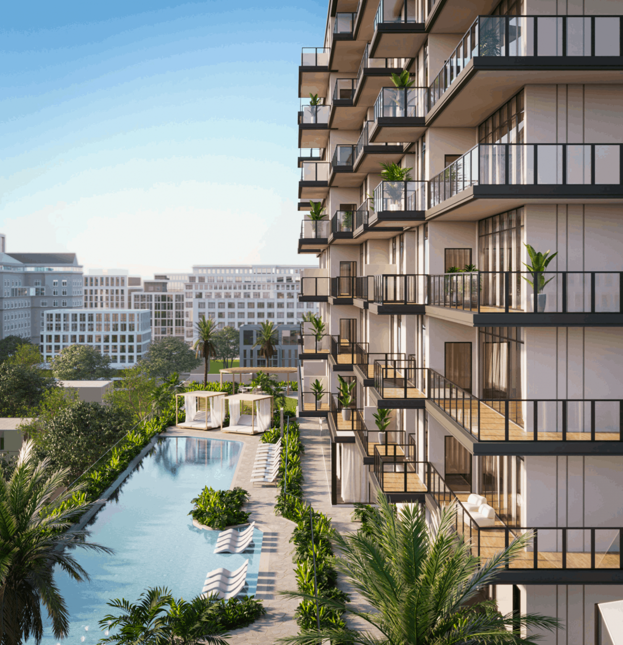 Appartement à Dubaï, EAU, 67 m² - image 1