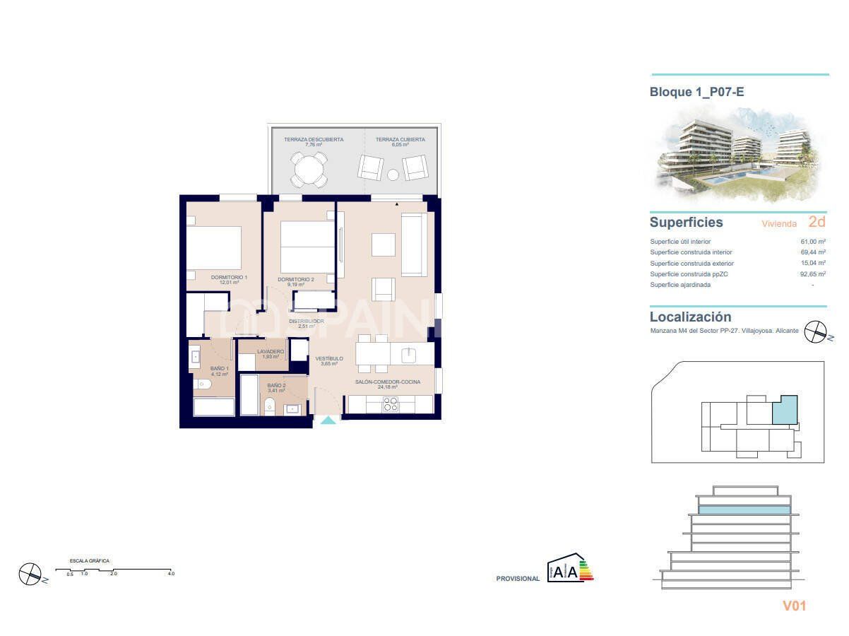 Apartamento en Villajoyosa, España, 85 m² - imagen 16